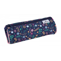 Trousse ronde Fleurs