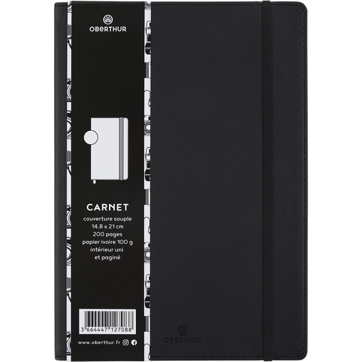 Carnet A5 Balthazar souple uni