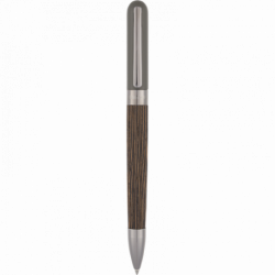 Mécanisme Stylo POMPIER plaquage gris anthracite _ Stylo en Bois