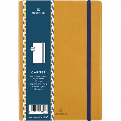 Carnet A5 Balthazar souple ligné - Carnets