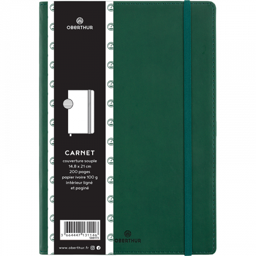 Carnet Lively A5 - ligné - 128 pages - différents modèles disponibles -  Viquel Pas Cher