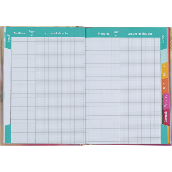 Cahier de textes Cheval PEFC 2026-2027 - Collection Scolaire | Oberthur