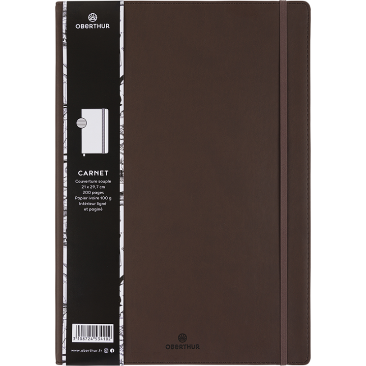 Carnet A4 Balthazar souple ligné
