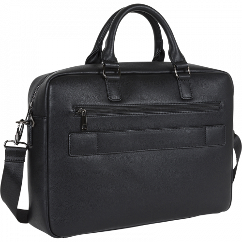 Sac ordinateur 15 pouces homme gris tissu et cuir Dino - E2R