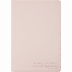 Oberthur Carmen - Carnet de notes souple A5 - ligné - 200 pages - blush