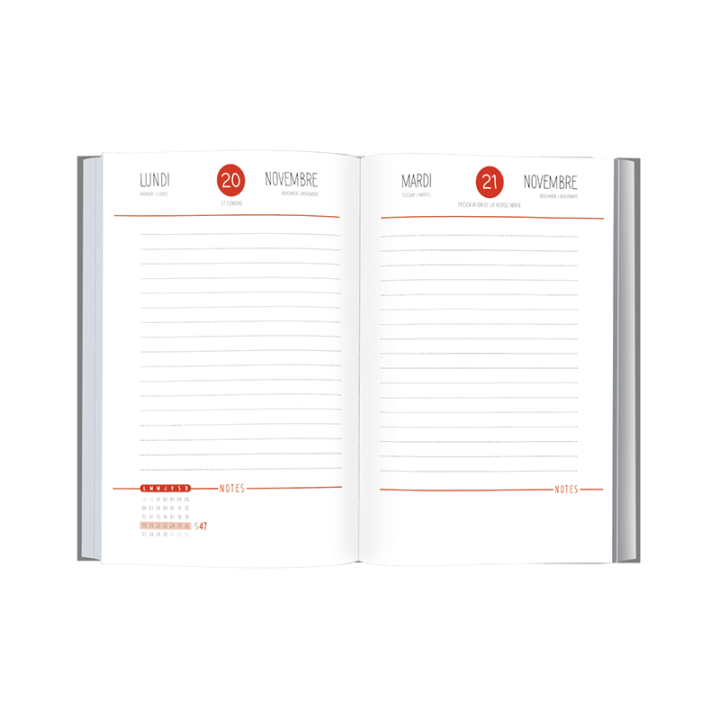 Agenda Chaton PEFC 2026-2027 - Collection Scolaire | Oberthur