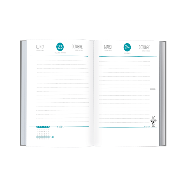 Agenda Chaton PEFC 2026-2027 - Collection Scolaire | Oberthur