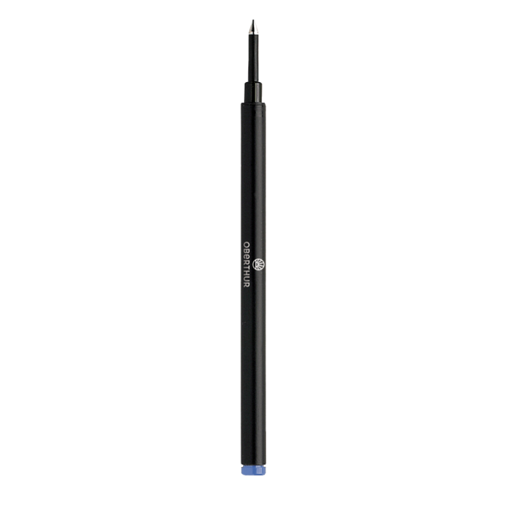 Lot de 3 recharges stylo roller bleues Oberthur  - Livraison offerte