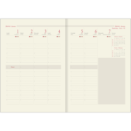 Recharge agenda 83010 - 30 classique FSC 2027