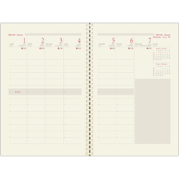 Recharge agenda 825102 - 25 Oslo/Milano spiralée FSC 2027