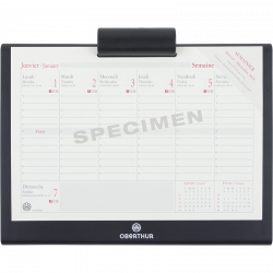 Agenda civil semainier 2023/2024 Oberthur - Pivoine - My Hello - 21,5 x  15,5 cm - Agendas Civil - Agendas - Calendriers