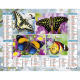 Almanach du facteur 2024 Fleurs et papillons