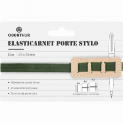 Porte-stylos élastique Vert