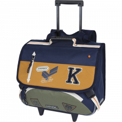 Cartable à roulettes Kaporal 41 cm