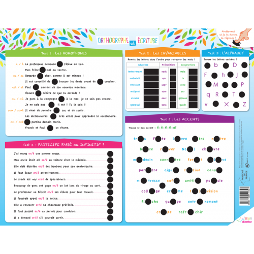 Sous-main éducatif Français PEFC - Ludo-éducatif