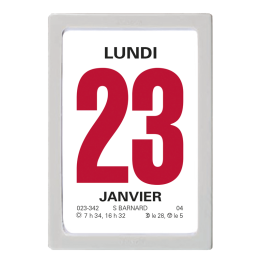 Bloc éphéméride classique 2027