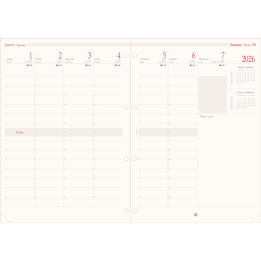 Recharge organiseur 6039 - 30 international 2027