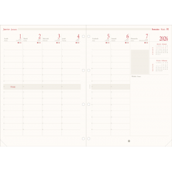 Recharge organiseur 30 international
