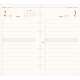 Recharge organiseur 17 1 jour/page