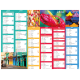 Calendrier 6 mois Color Story PEFC 2026