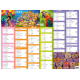 Calendrier 6 mois Color Story PEFC 2026