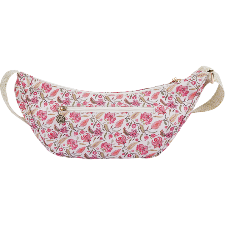 Sac demi-lune Bahia Batik Oberthur – Motif floral chic