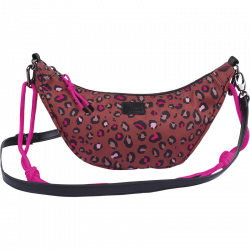Sac demi-lune Bahia Léopard