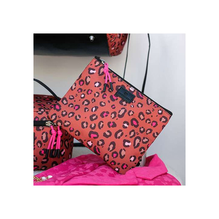Pochette plate Bahia Léopard