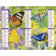 Almanach du facteur 2026 Fleurs et papillons
