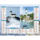 Almanach calendrier du facteur 2024 Voiliers et Phares