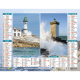 Almanach calendrier du facteur 2024 Voiliers et Phares