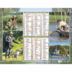 Almanach du facteur 2024 Chasse