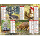Almanach du facteur 2026 Animaux de la forêt