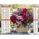 Almanach calendrier du facteur 2024 Bouquets