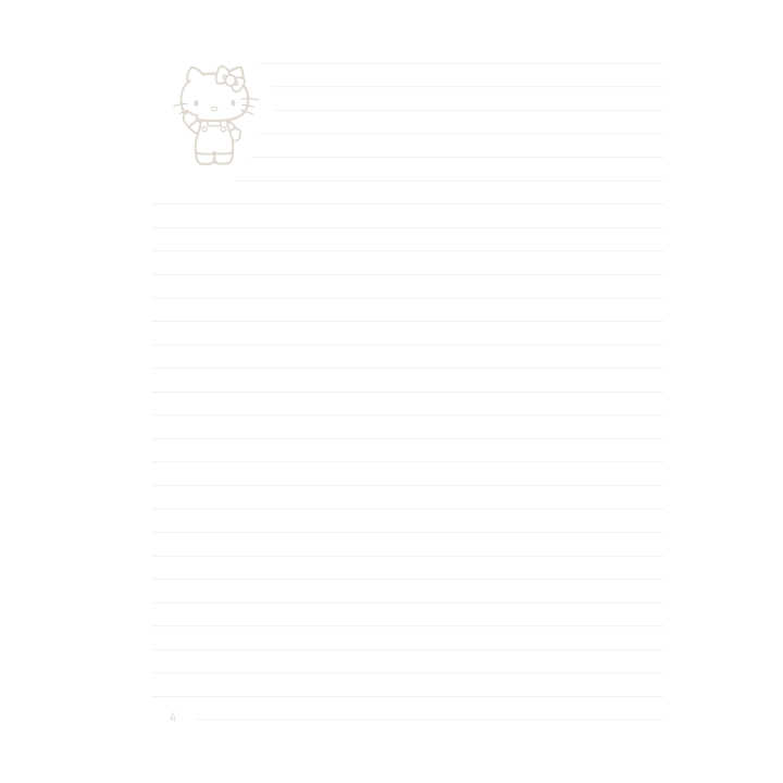 Carnet A5 Hello Kitty