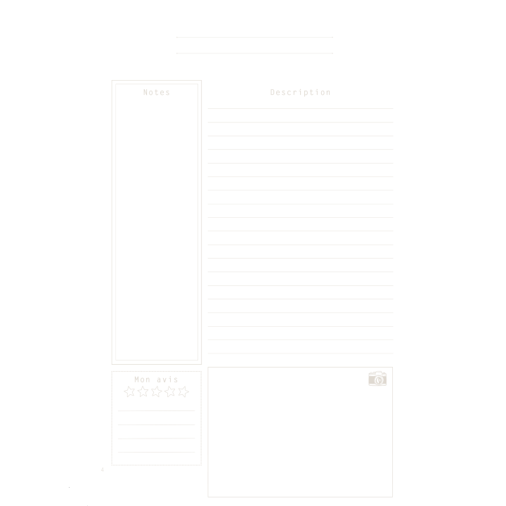 Carnet A5 Mes bonnes adresses