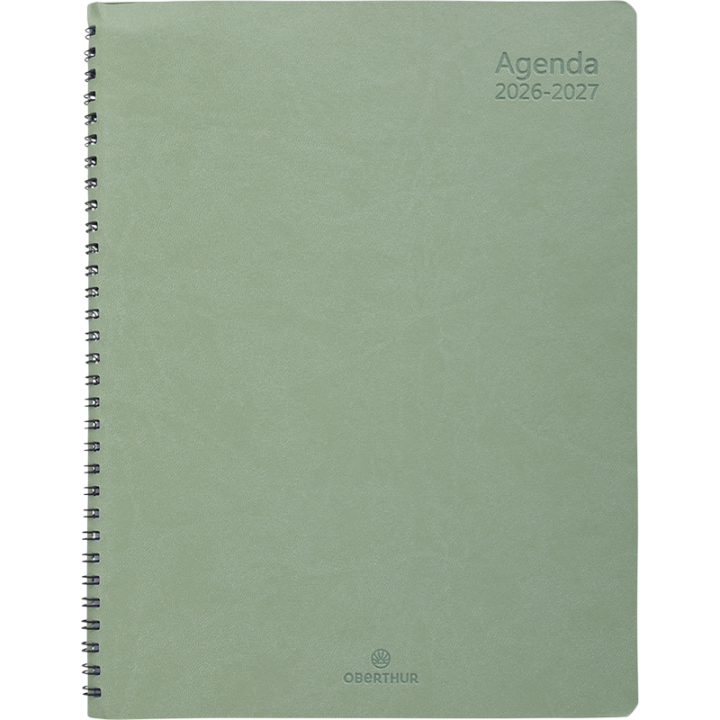 Agenda Grenade année scolaire spiralé 2026-2027