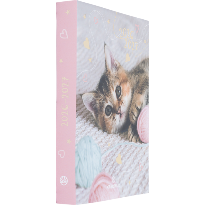 Agenda Chaton PEFC 2026-2027 - Collection Scolaire | Oberthur