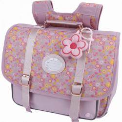 Cartable fleuris dos 38
