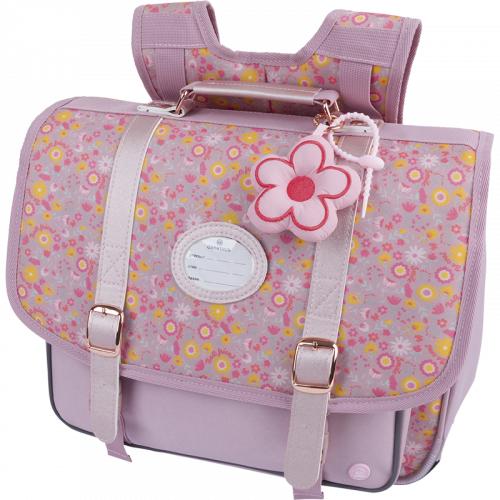Cartable fleuris dos 38