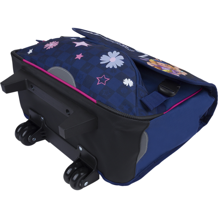 Cartable à roulettes Les Sisters dos 38