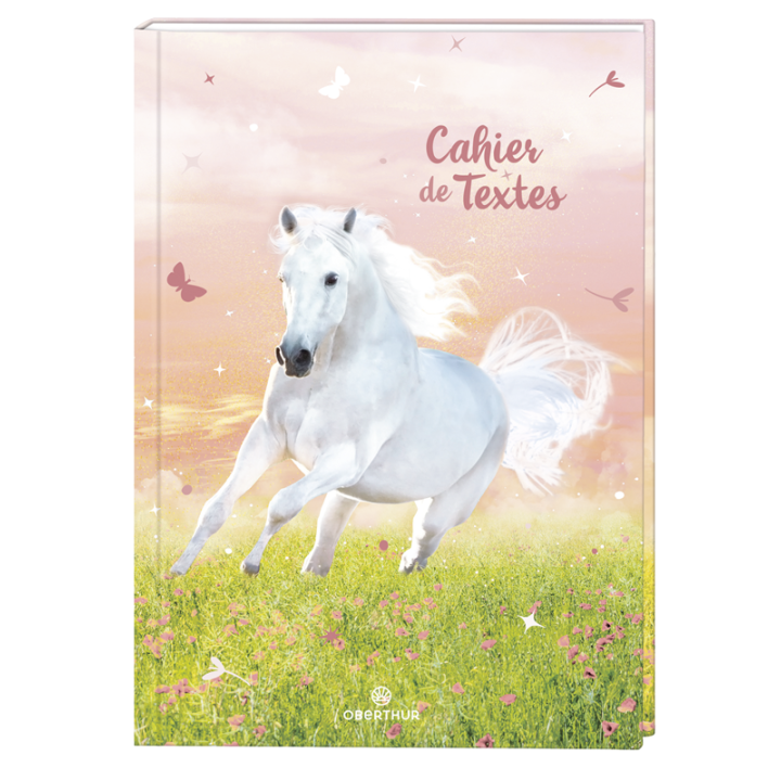 Cahier de textes Cheval PEFC 2026-2027 - Collection Scolaire | Oberthur