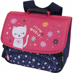 Cartable Chaton dos 38