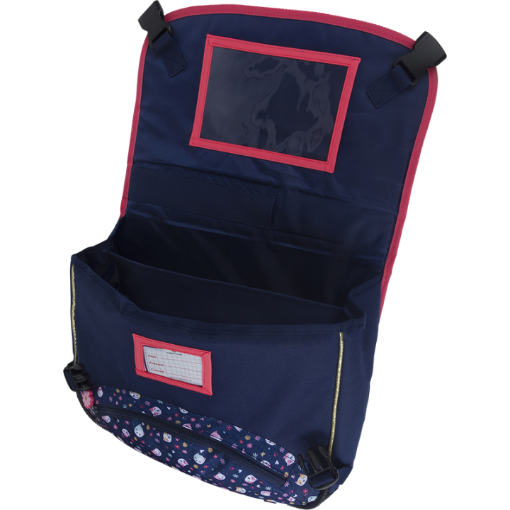 Cartable Chaton dos 38 - Collection scolaire | Oberthur