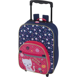 Petit sac à roulettes Chaton - Collection scolaire | Oberthur
