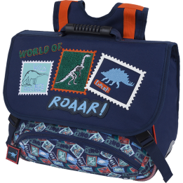 Cartable Dino dos 38 - Collection scolaire | Oberthur