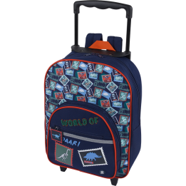 Petit sac à roulettes Dino - Collection scolaire | Oberthur