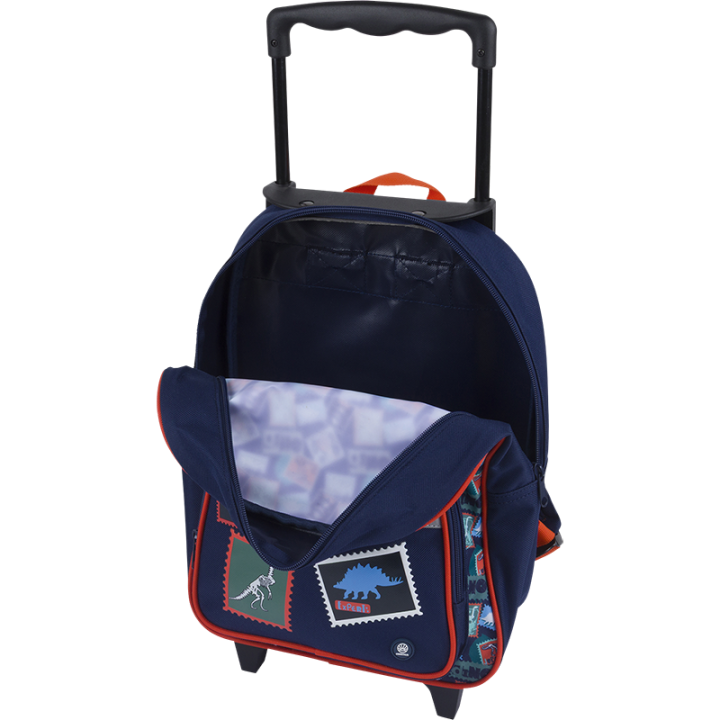 Petit sac à roulettes Dino - Collection scolaire | Oberthur