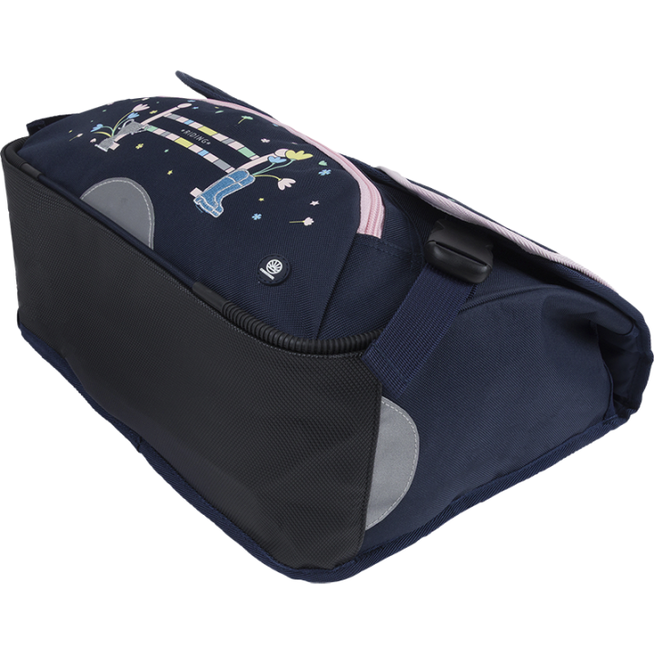 Cartable Cheval 2 soufflets dos 38 - Collection scolaire | Oberthur