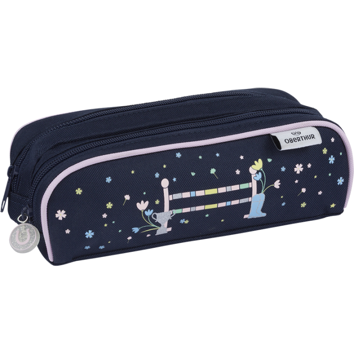 Trousse double Cheval - Collection scolaire | Oberthur